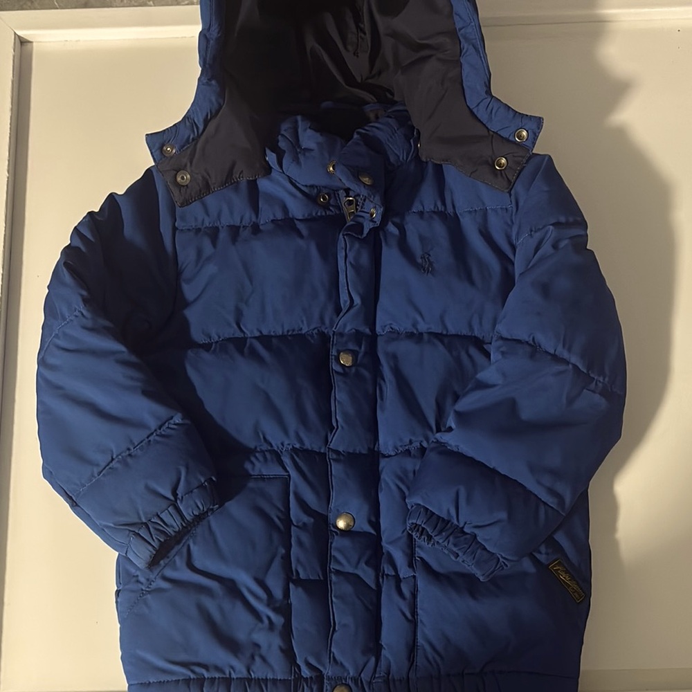 Ralph Lauren - Perfect - Used only 2 times! Kids Blue Puffer Jacket